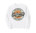 Badge Introvert Indoorsy Antisocial Sweatshirt - Minimalist Print Unisex - T-Shirt, Sweatshirt, Hoodie