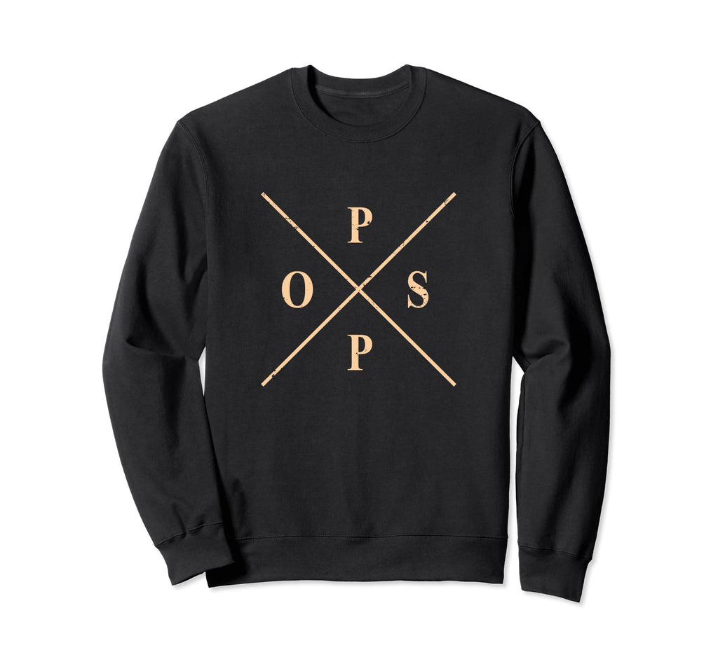 Paps Geometric Mens Fathers Day Sweatshirt - Aesthetic Graphic for Adults - T-Shirt, Sweatshirt, Hoodie