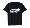 1966 1967 Nova Muscle Car Silhouette T-Shirt - Graphic Print for Adults - T-Shirt, Sweatshirt, Hoodie
