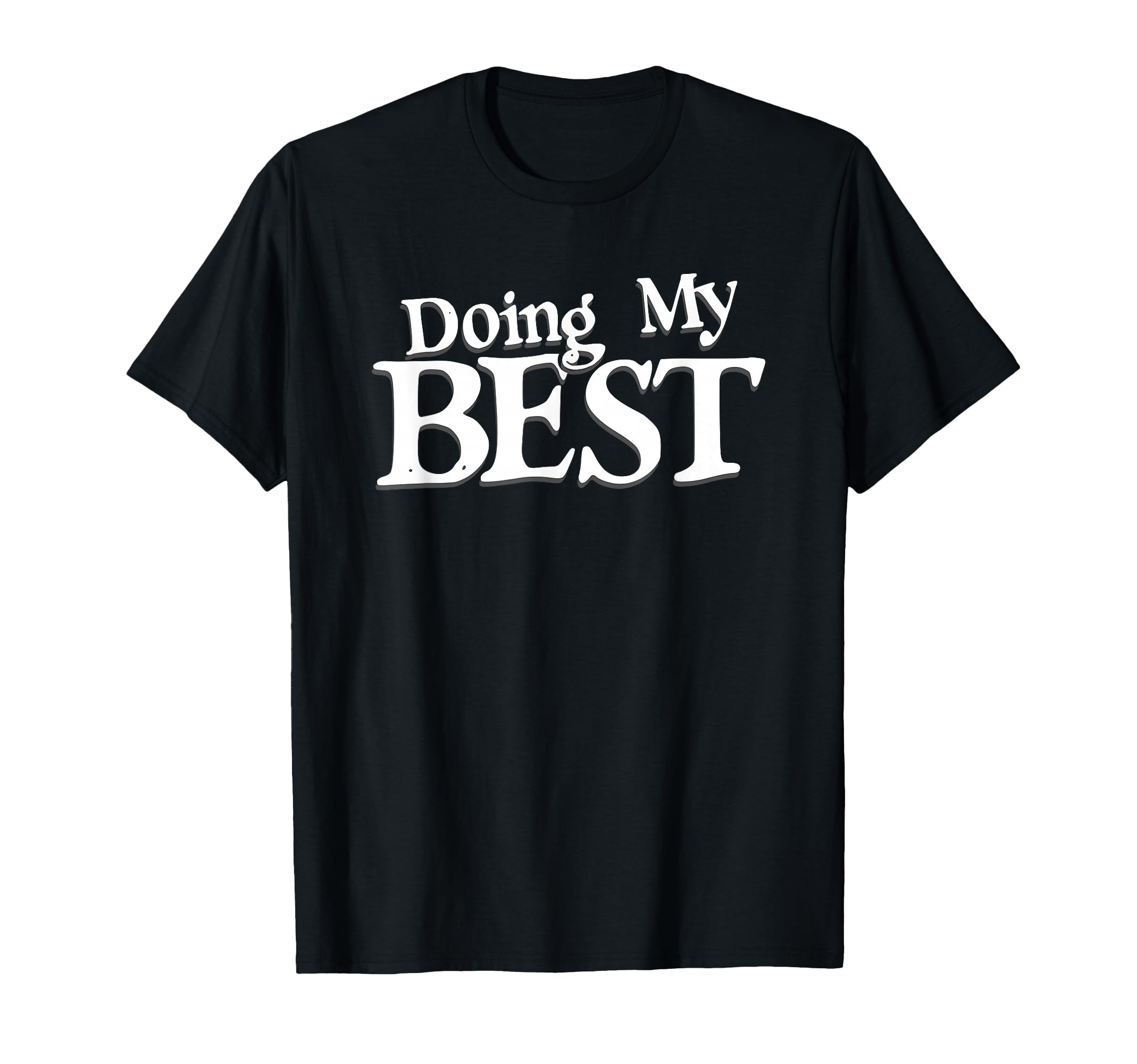 Doing My Best Self Care T-Shirt - Minimalist Print Unisex - T-Shirt, Sweatshirt, Hoodie