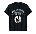 When Life Throws You Curve Motorcycle T-Shirt - Minimalist Print Unisex - T-Shirt, Sweatshirt, Hoodie