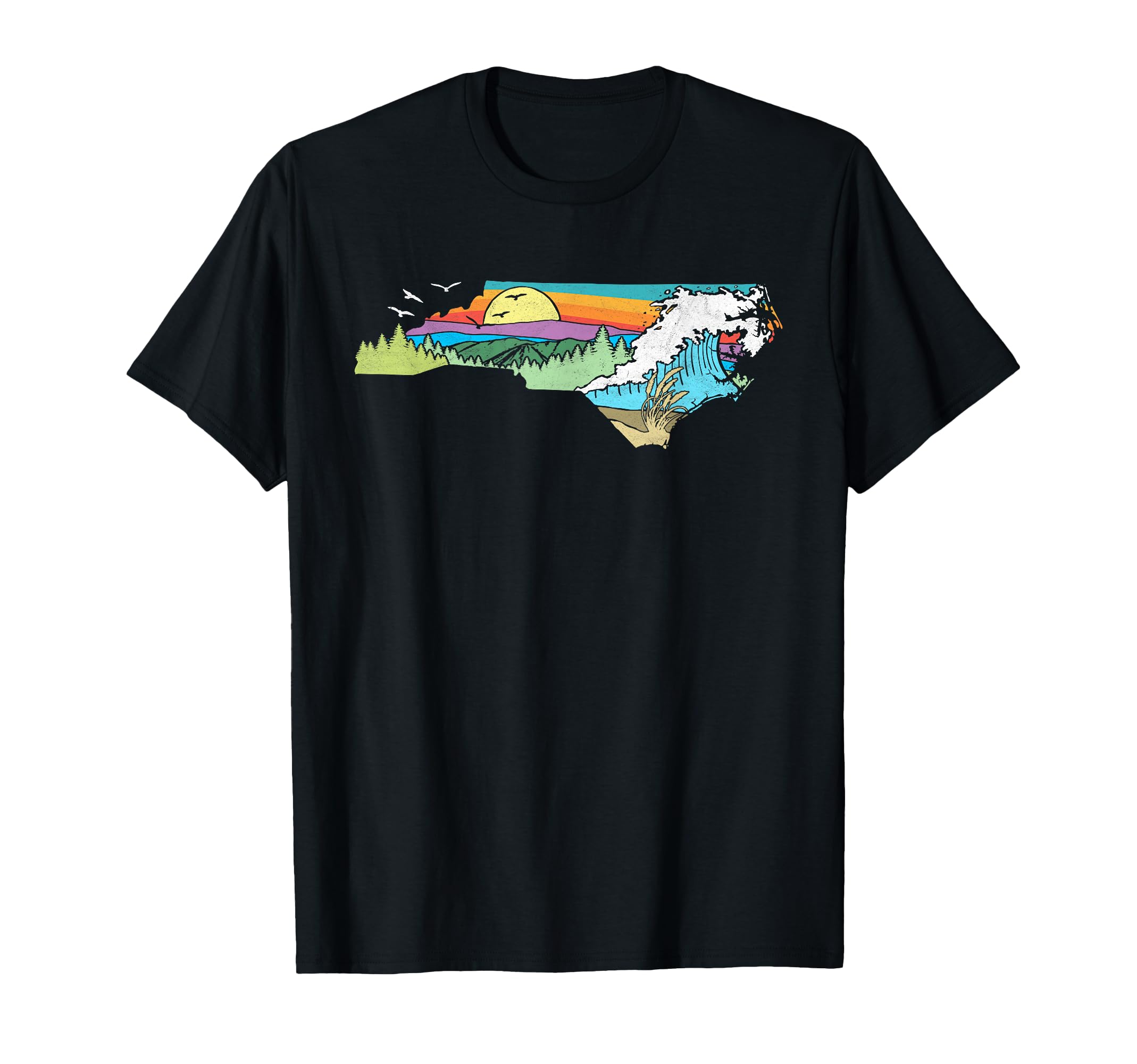 North Carolina Outdoors Nature Lover T-Shirt - Aesthetic Graphic Unisex - T-Shirt, Sweatshirt, Hoodie