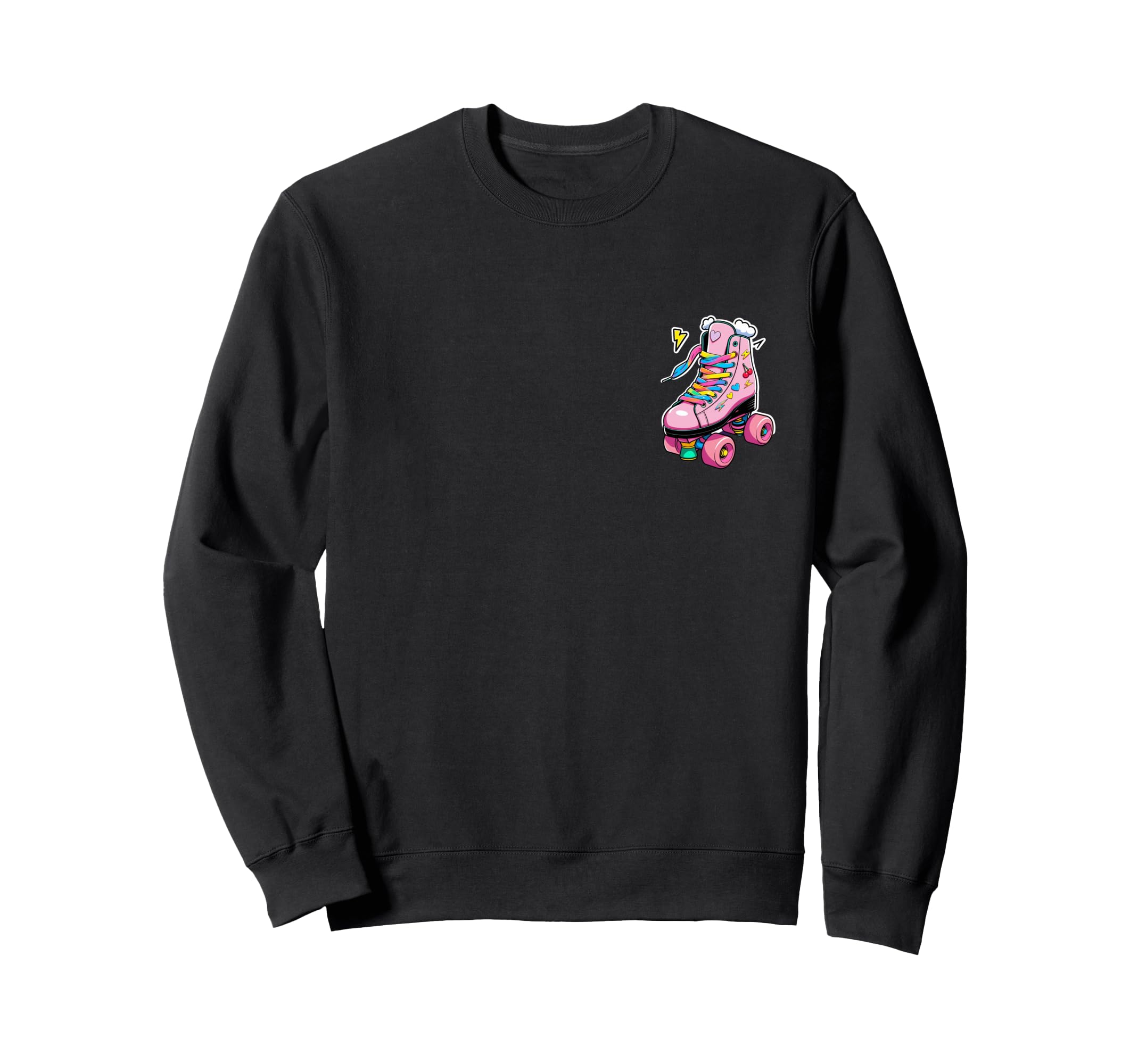 Pastel Roller Skate Kidcore Art Sweatshirt - Aesthetic Graphic Men Women - T-Shirt, Sweatshirt, Hoodie