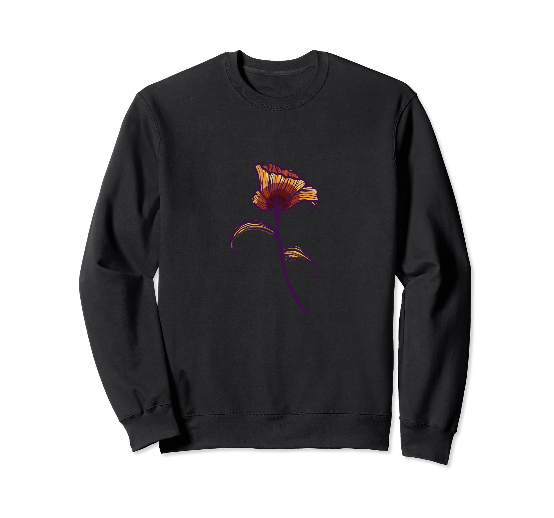 Flowers Art Sweatshirt - Fun Novelty Design Men Women - T-Shirt, Sweatshirt, Hoodie