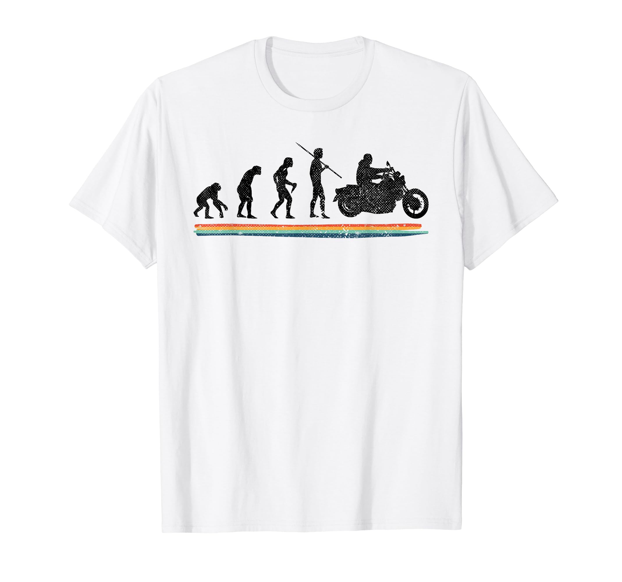 Evolution Custom Motorcycle Biker T-Shirt - Minimalist Print for Adults - T-Shirt, Sweatshirt, Hoodie