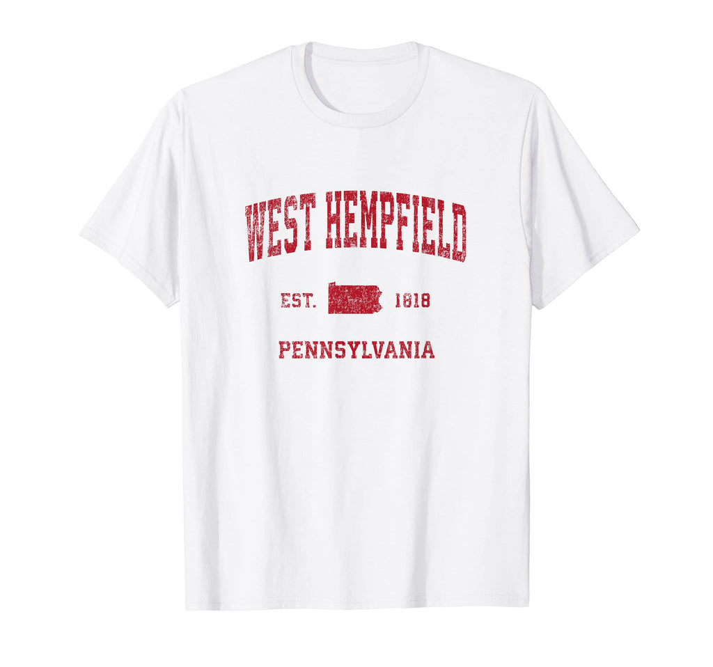 West Hempfield Pennsylvania Pa Sports T-Shirt - Minimalist Print Men Women - T-Shirt, Sweatshirt, Hoodie