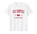 West Hempfield Pennsylvania Pa Sports T-Shirt - Minimalist Print Men Women - T-Shirt, Sweatshirt, Hoodie