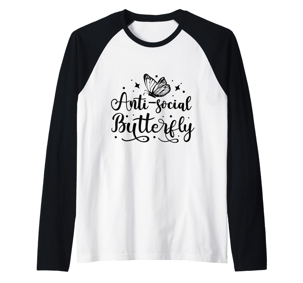 Anti Social Butterfly Magical Goth Sweatshirt - Custom Art Print Unisex - T-Shirt, Sweatshirt, Hoodie