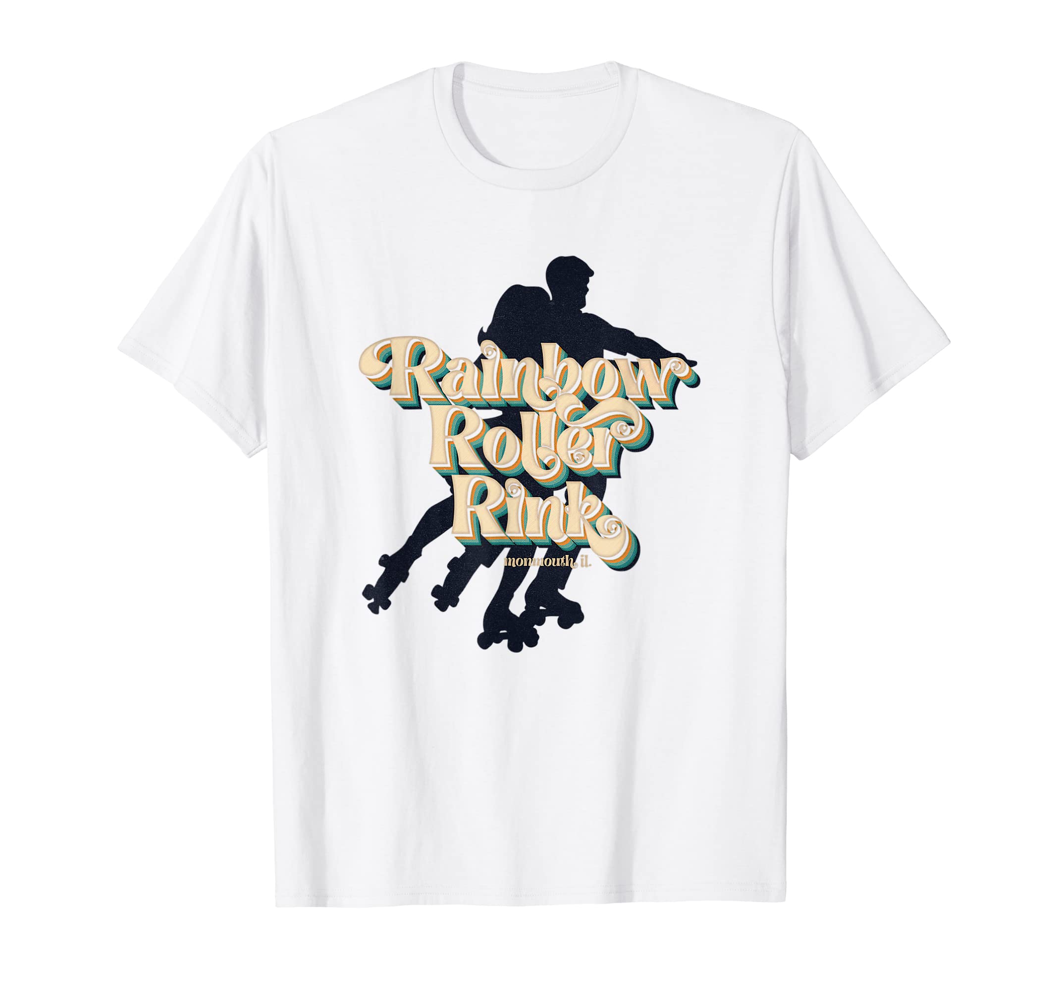 Rainbow Roller Rink T-Shirt - Trendy Graphic Men Women - T-Shirt, Sweatshirt, Hoodie