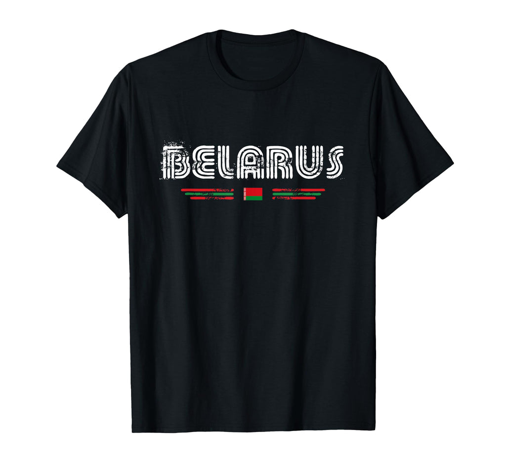 Belarus 70S 80S Type Flag T-Shirt - Minimalist Print Unisex - T-Shirt, Sweatshirt, Hoodie
