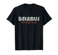 Belarus 70S 80S Type Flag T-Shirt - Minimalist Print Unisex - T-Shirt, Sweatshirt, Hoodie
