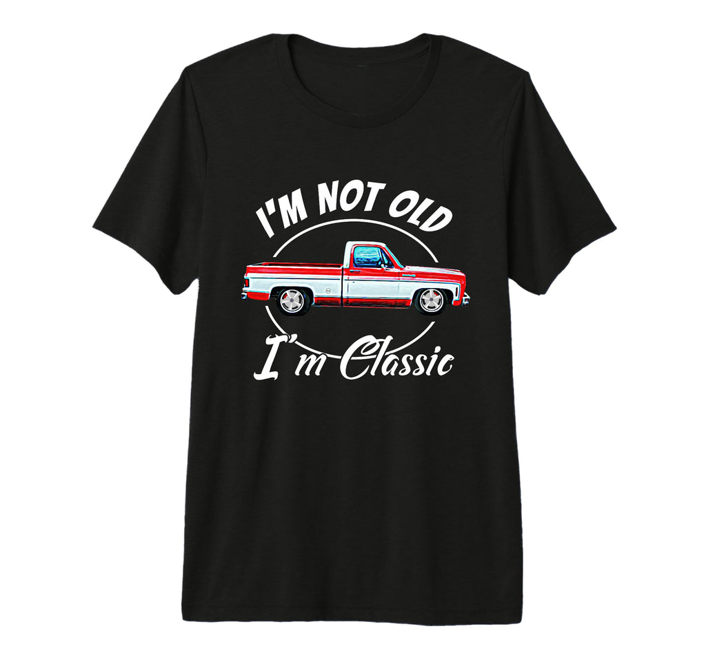 Im Not Old Im Short Bed Square Body T-Shirt - Unique Graphic for Adults - T-Shirt, Sweatshirt, Hoodie