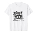 Antisocial Butterfly Raccoon And T-Shirt - Novelty Apparel for Adults - T-Shirt, Sweatshirt, Hoodie