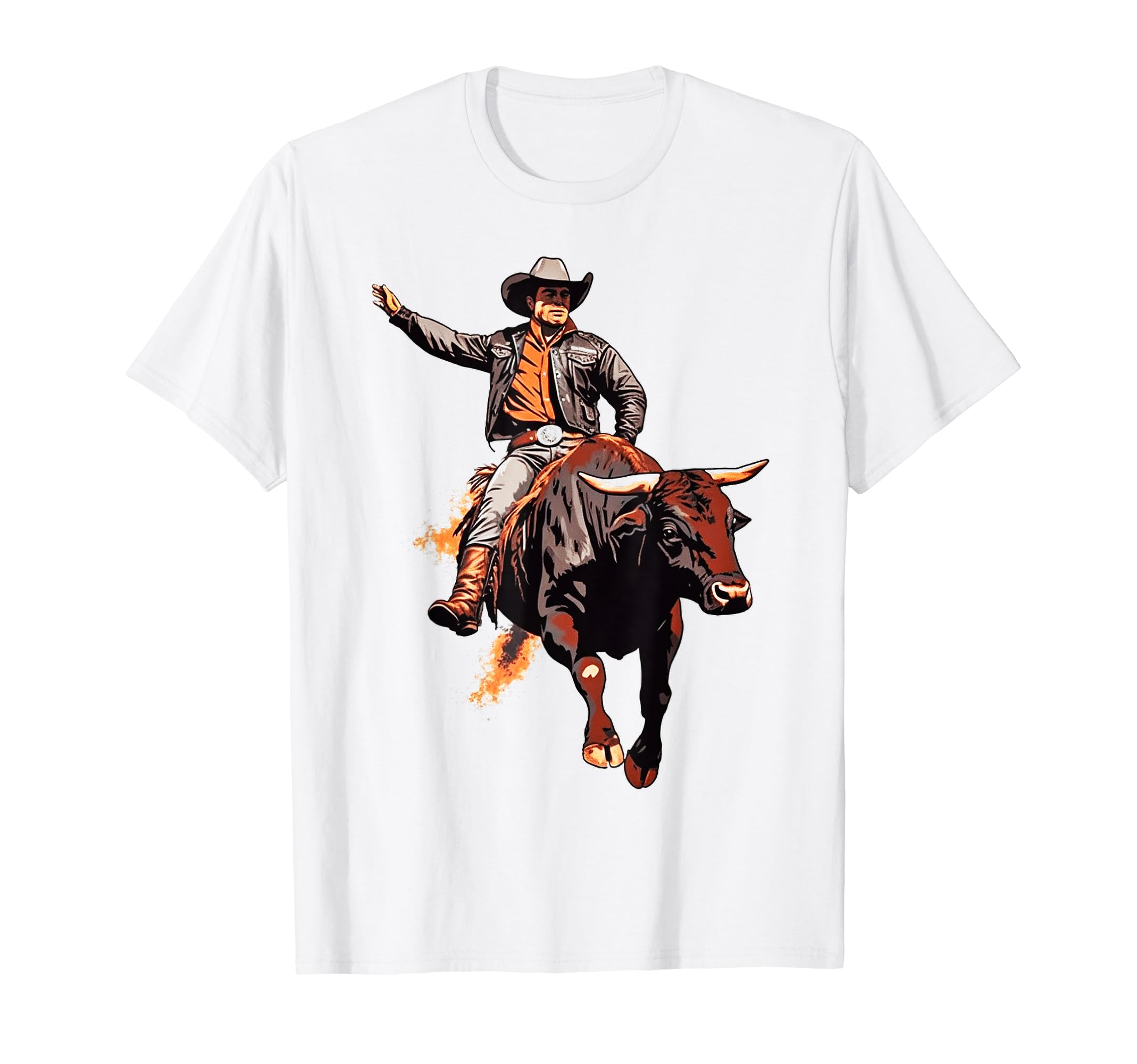 Cowboy Rodeo Horse Riding Usa Cowboy T-Shirt - Unique Graphic for Adults - T-Shirt, Sweatshirt, Hoodie