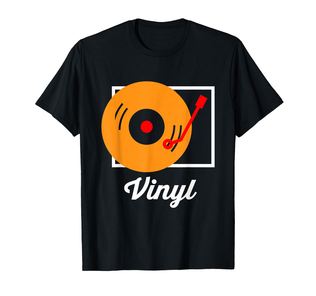 Vinyl Record Player T-Shirt - Minimalist Print Unisex - T-Shirt, Sweatshirt, Hoodie