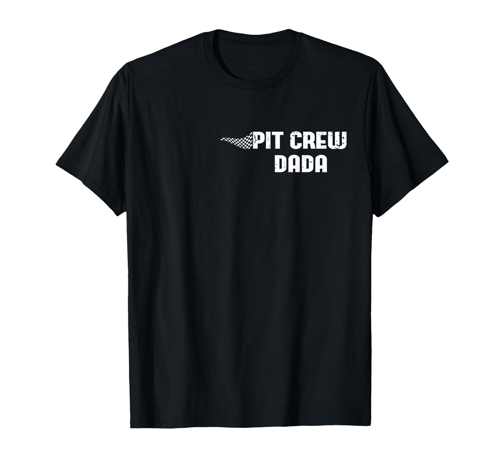 Pit Crew Dada Racing Car Family T-Shirt - Minimalist Print for Adults - T-Shirt, Sweatshirt, Hoodie