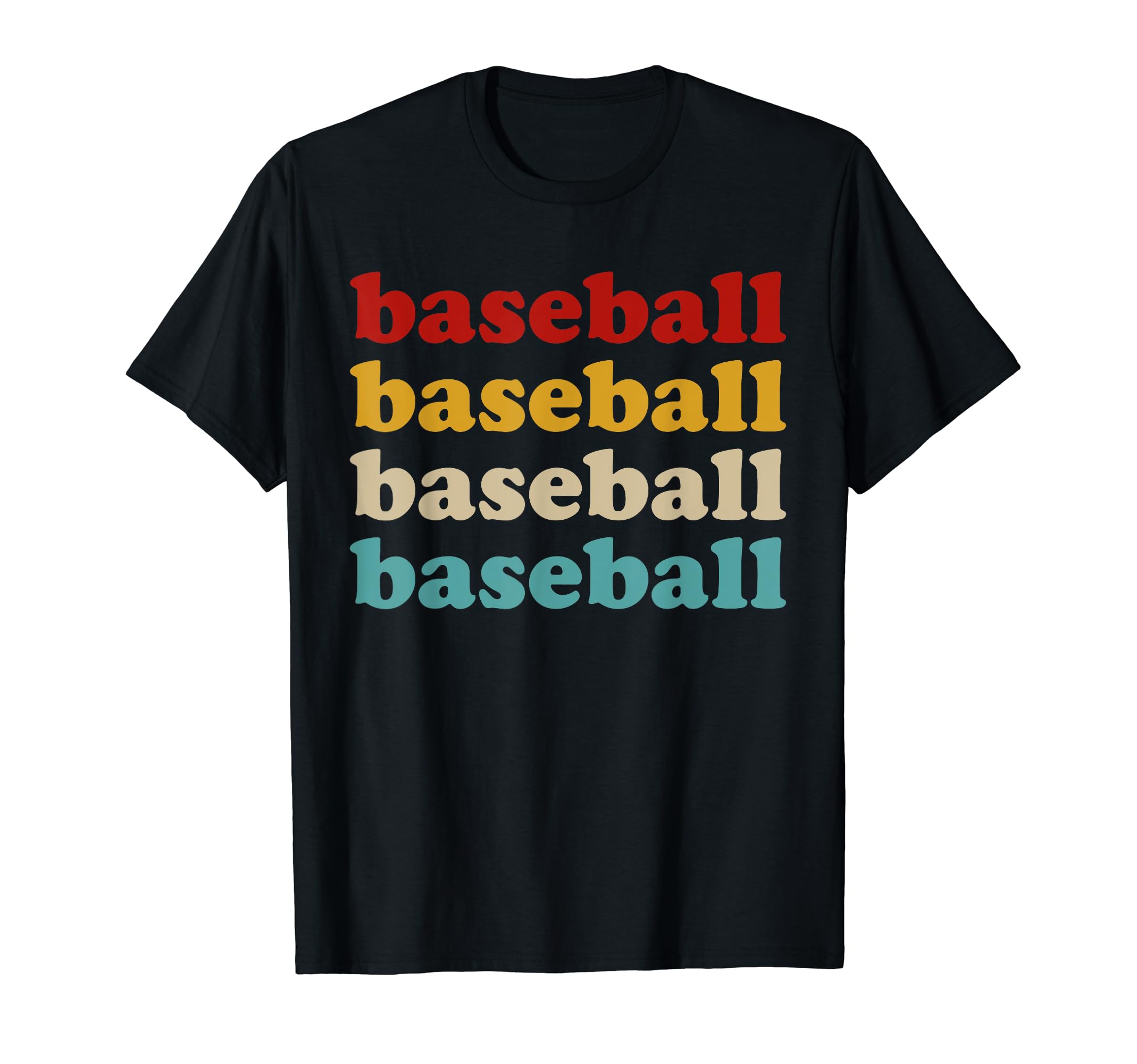 Baseball Typography Baseball T-Shirt - Graphic Print for Adults - T-Shirt, Sweatshirt, Hoodie