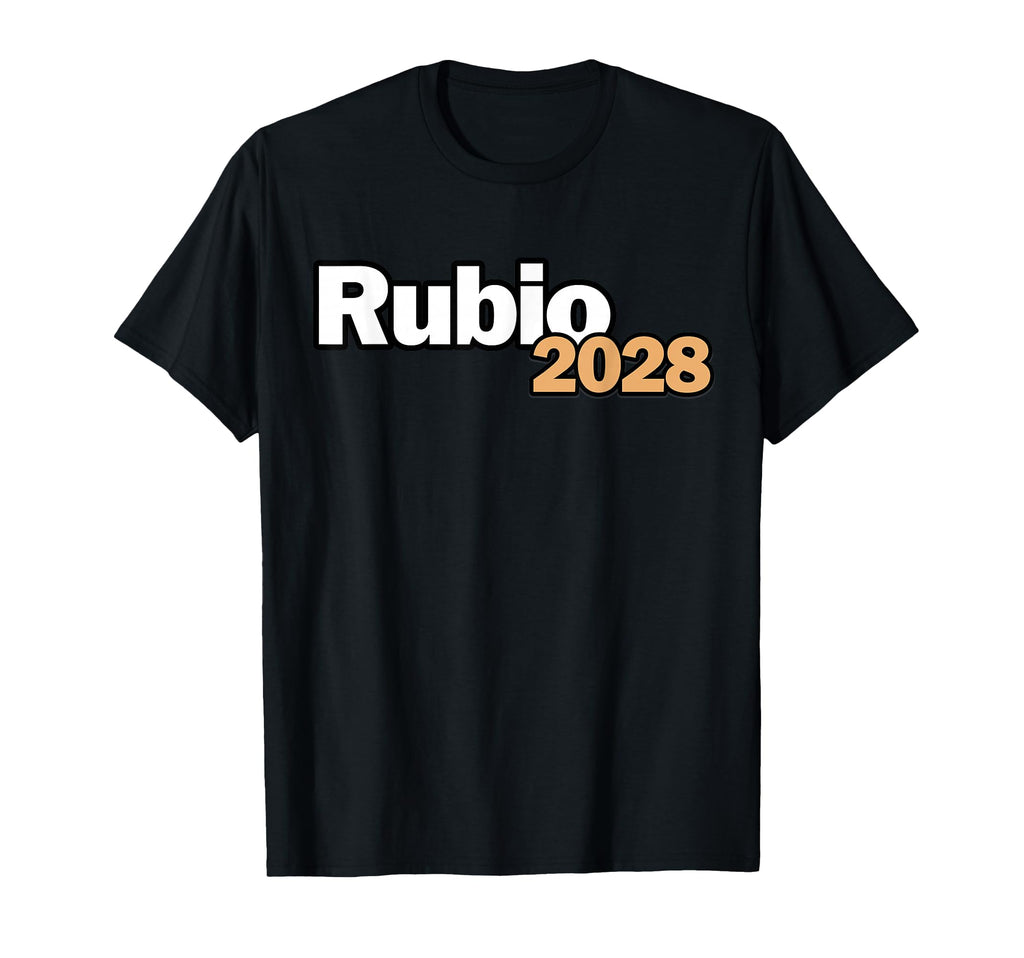 Marco Rubio 2028 President Typography T-Shirt - Novelty Apparel Unisex - T-Shirt, Sweatshirt, Hoodie