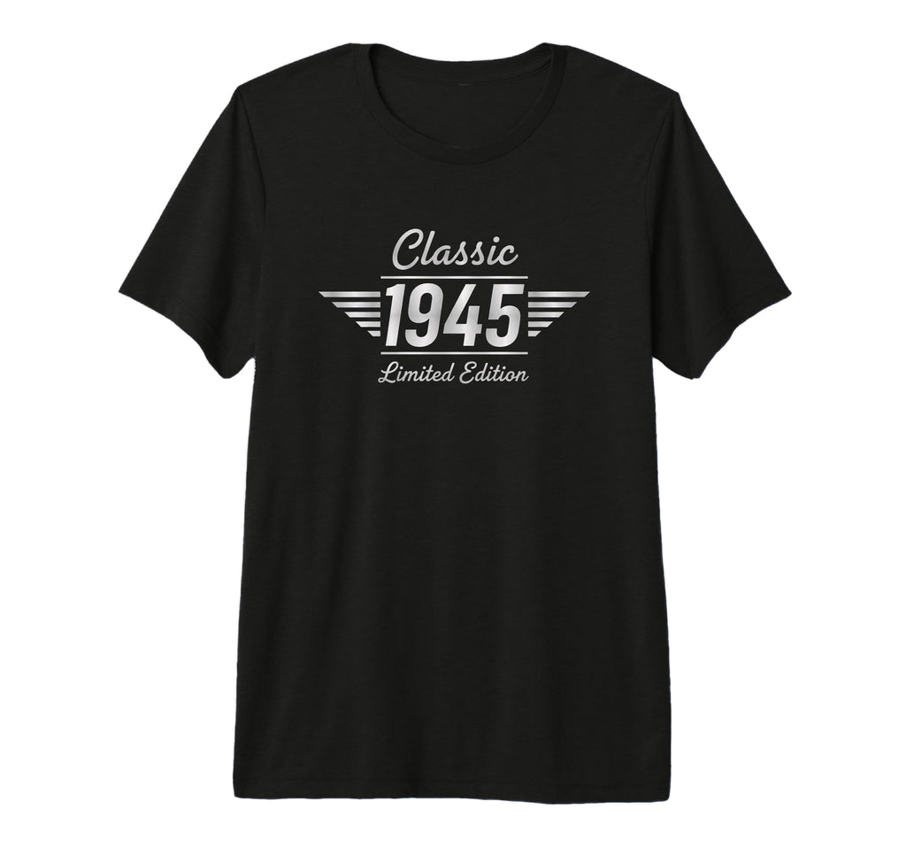 Car 1945 Racing Badge Tri Blend T-Shirt - Custom Art Print Unisex - T-Shirt, Sweatshirt, Hoodie