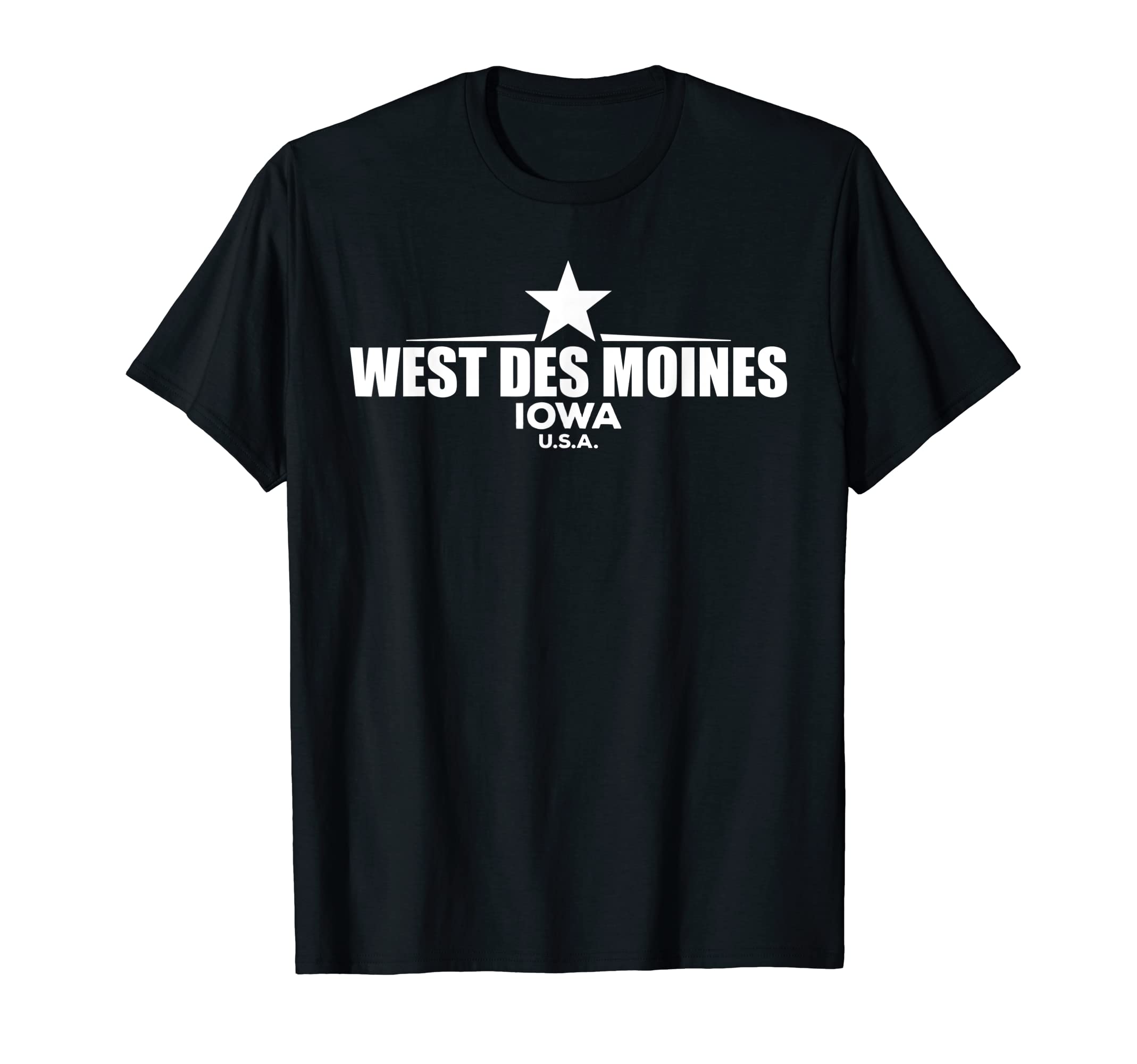 West Des Moines Iowa T-Shirt - Custom Art Print Men Women - T-Shirt, Sweatshirt, Hoodie