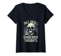 Womens Thinking Skull Sarcastic Dark T-Shirt - Graphic Print Men Women - T-Shirt, Sweatshirt, Hoodie