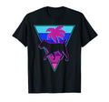 Dog Retrowave Synthwave Vaporwave Dog T-Shirt - Fun Novelty Design Unisex - T-Shirt, Sweatshirt, Hoodie