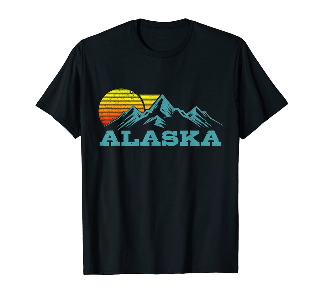 Alaska Mountains Sunset Souvenir Gift T-Shirt - Casual Everyday Wear Unisex - T-Shirt, Sweatshirt, Hoodie