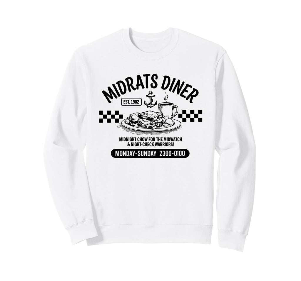 Midrats Diner Funny Sailor Sweatshirt - Custom Art Print Men Women - T-Shirt, Sweatshirt, Hoodie