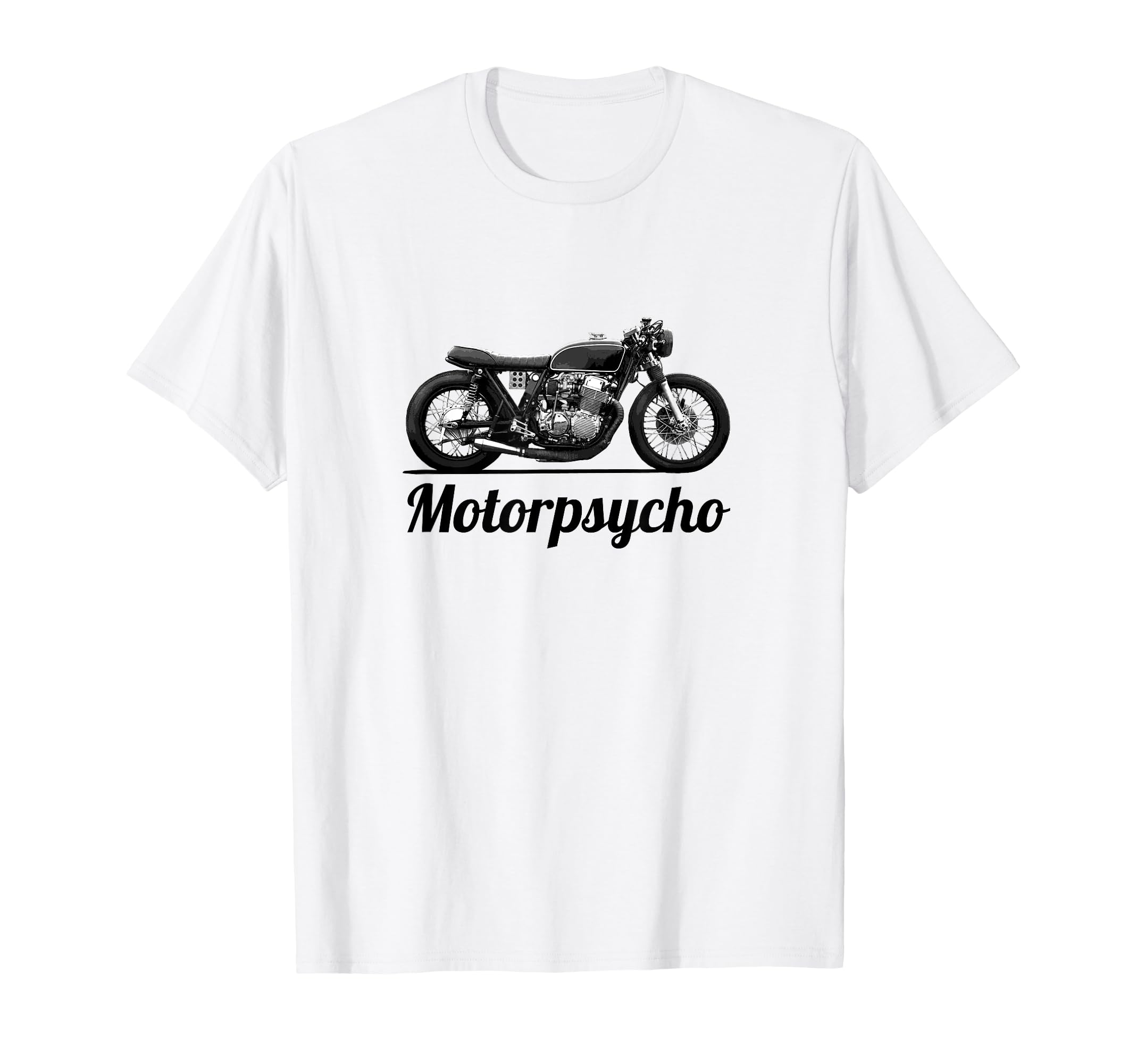Motorpsycho Motorcycle Cafe Racer T-Shirt - Aesthetic Graphic Men Women - T-Shirt, Sweatshirt, Hoodie