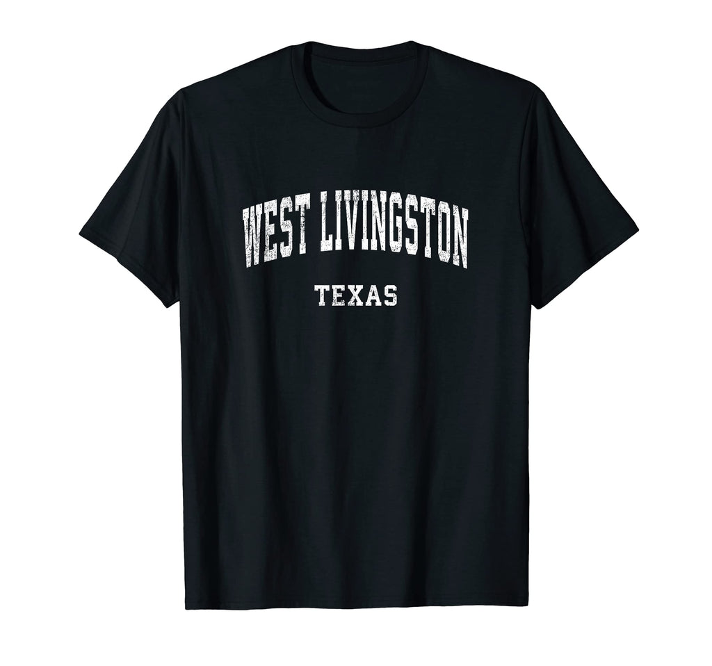 West Livingston Texas Tx Athletic T-Shirt - Minimalist Print Men Women - T-Shirt, Sweatshirt, Hoodie