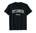 West Livingston Texas Tx Athletic T-Shirt - Minimalist Print Men Women - T-Shirt, Sweatshirt, Hoodie