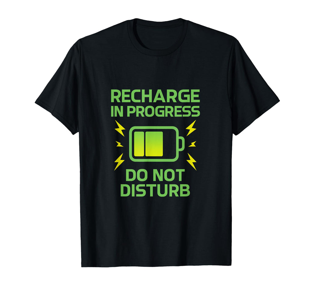 Recharge Progress Mental Health Self T-Shirt - Custom Art Print for Adults - T-Shirt, Sweatshirt, Hoodie