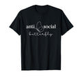 Funny Antisocial Butterfly Introvert T-Shirt - Graphic Print for Adults - T-Shirt, Sweatshirt, Hoodie
