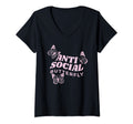 Womens Antisocial Butterfly Anti Social T-Shirt - Graphic Print for Adults - T-Shirt, Sweatshirt, Hoodie