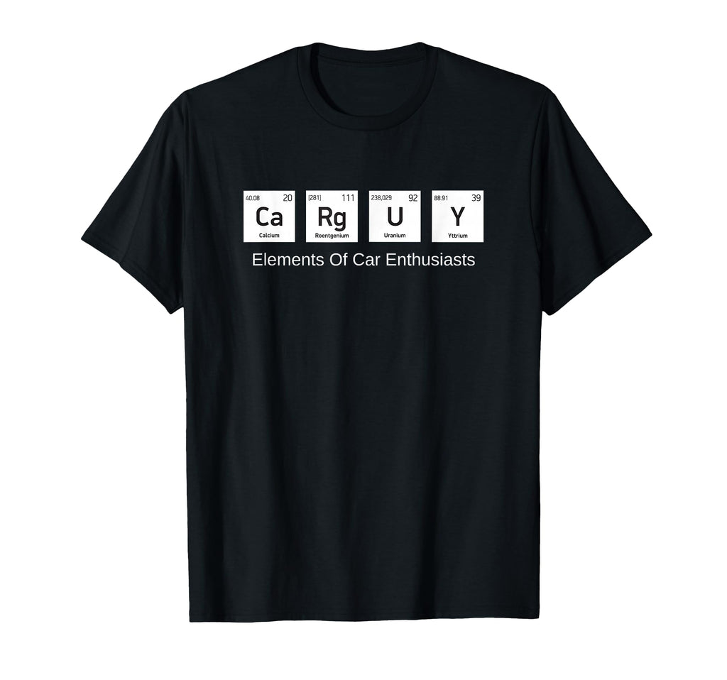 Funny Car Guy Gift Elements Car T-Shirt - Minimalist Print Men Women - T-Shirt, Sweatshirt, Hoodie