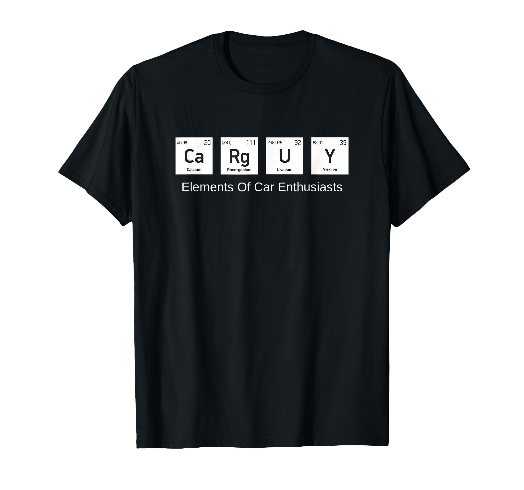 Funny Car Guy Gift Elements Car T-Shirt - Minimalist Print Men Women - T-Shirt, Sweatshirt, Hoodie
