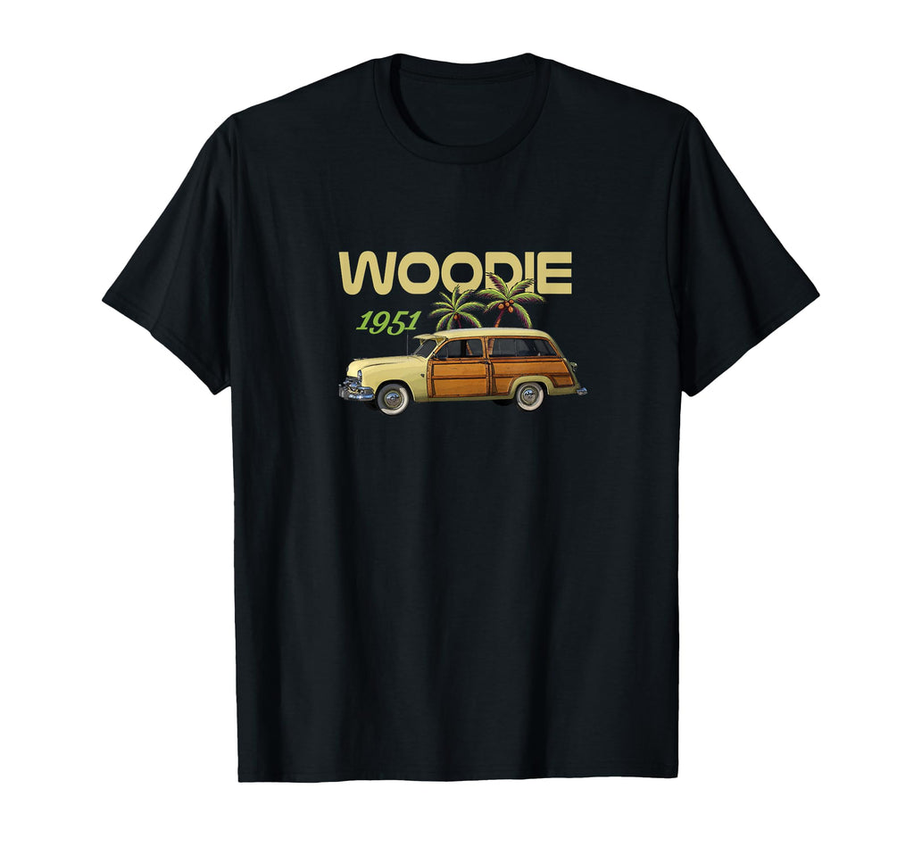 1951 Woodie Wagon Station Wagon Woody T-Shirt - Graphic Print Unisex - T-Shirt, Sweatshirt, Hoodie