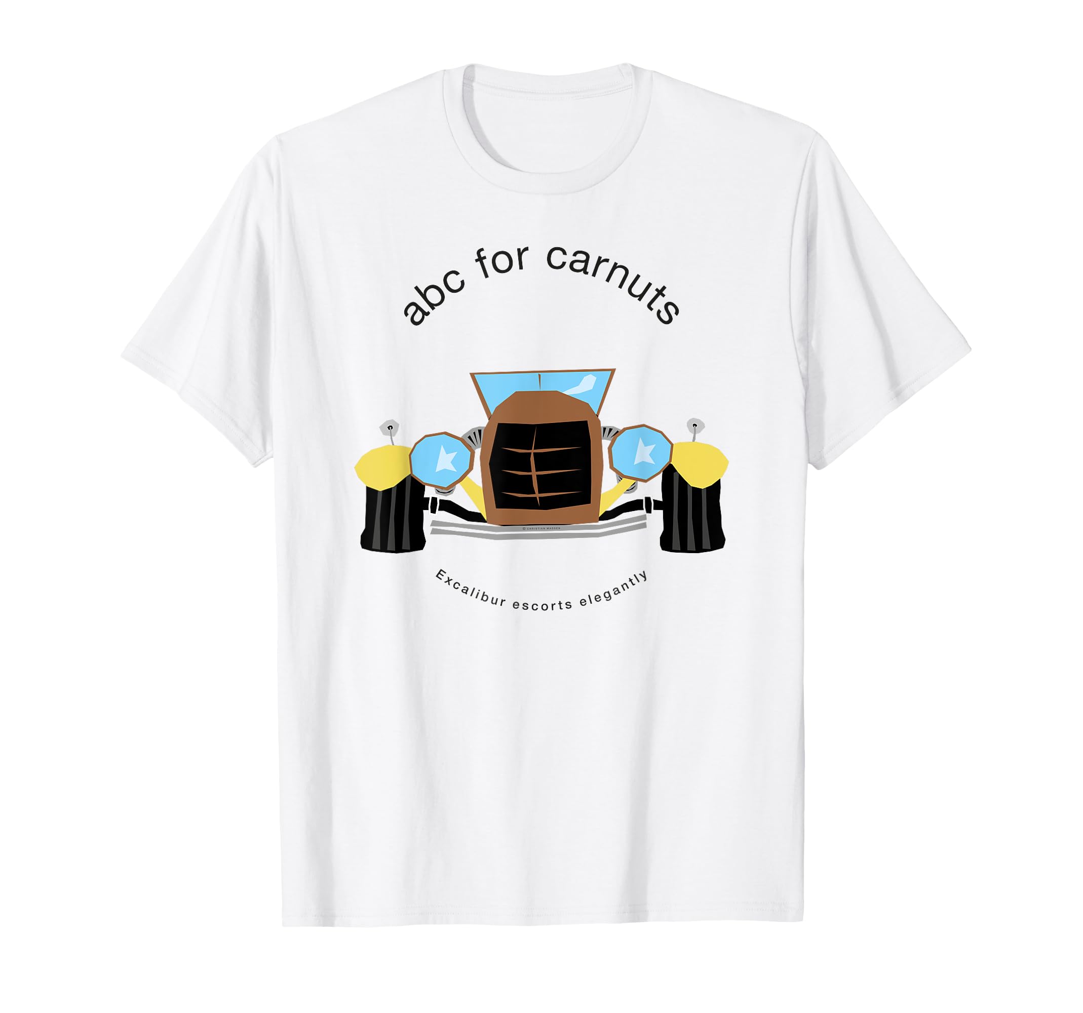 Excalibur Escorts Elegantly Car T-Shirt - Custom Art Print Unisex - T-Shirt, Sweatshirt, Hoodie