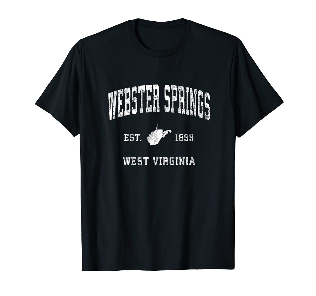 Webster Springs West Virginia Wv Athletic T-Shirt - Graphic Print Unisex - T-Shirt, Sweatshirt, Hoodie