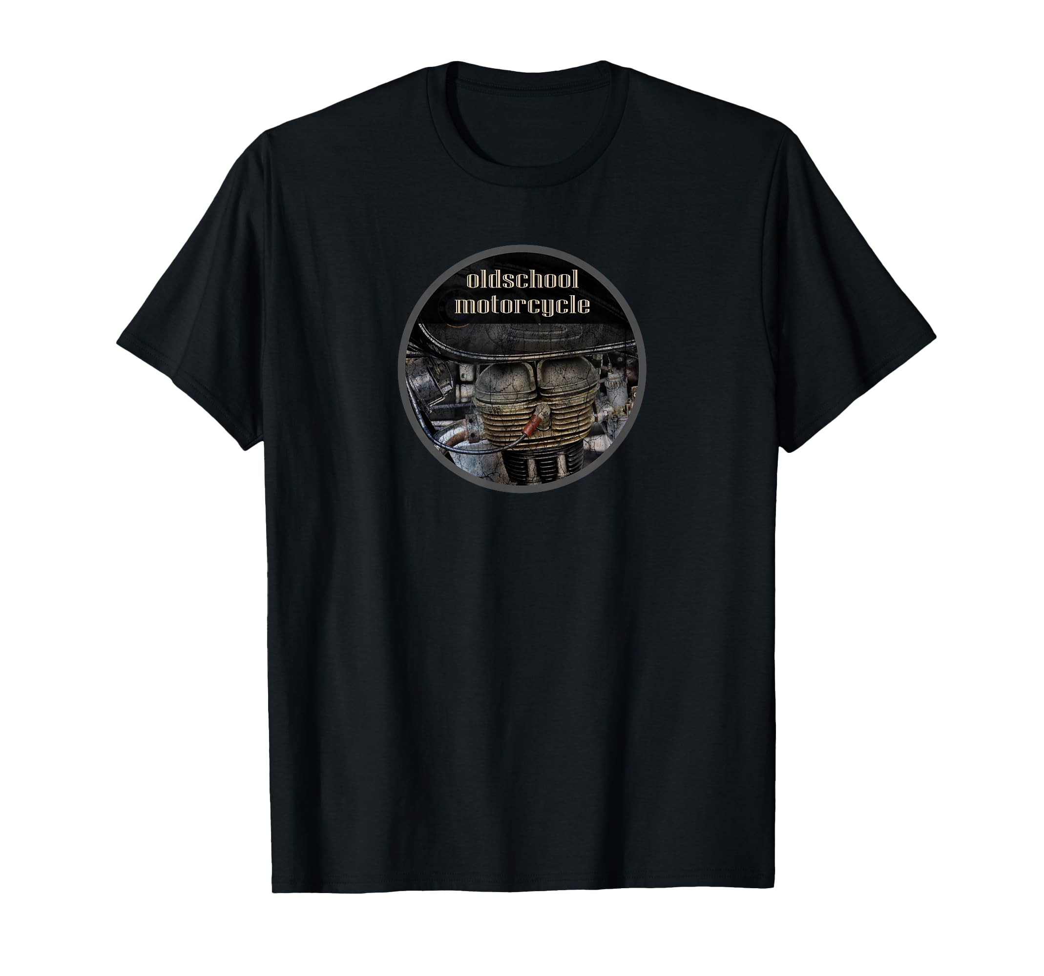 Oldschool Motorcycle T-Shirt - Unique Graphic for Adults - T-Shirt, Sweatshirt, Hoodie
