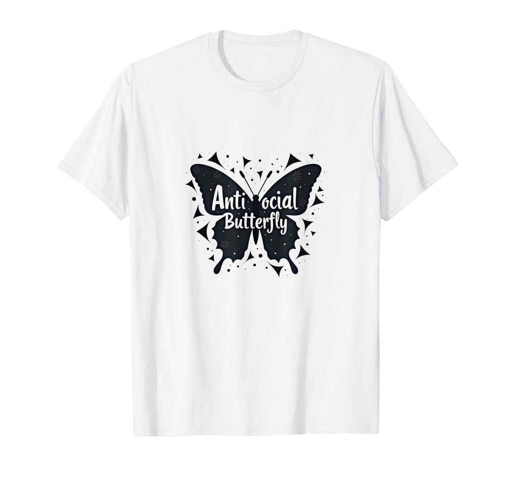Antisocial Butterfly Ew People T-Shirt - Trendy Graphic Men Women - T-Shirt, Sweatshirt, Hoodie