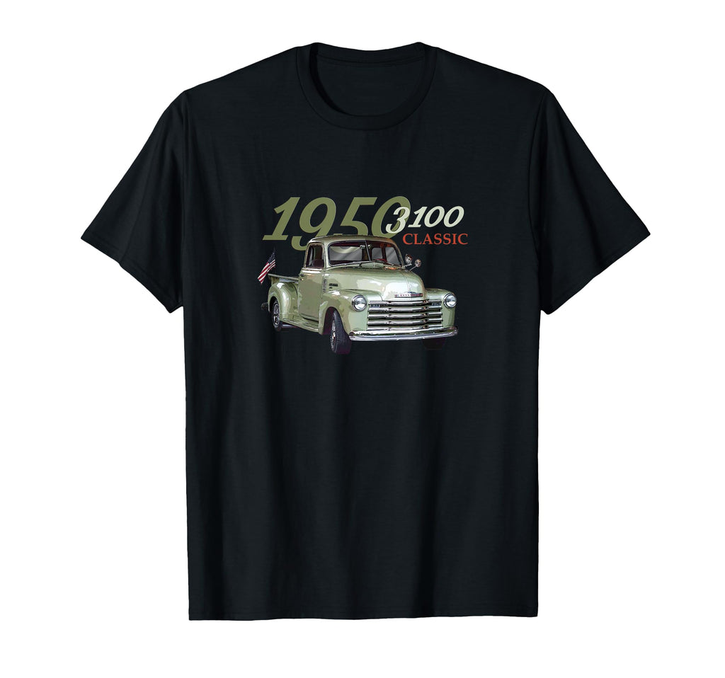 1950 3100 Pickup Truck Car Guys Trucks T-Shirt - Minimalist Print Men Women - T-Shirt, Sweatshirt, Hoodie