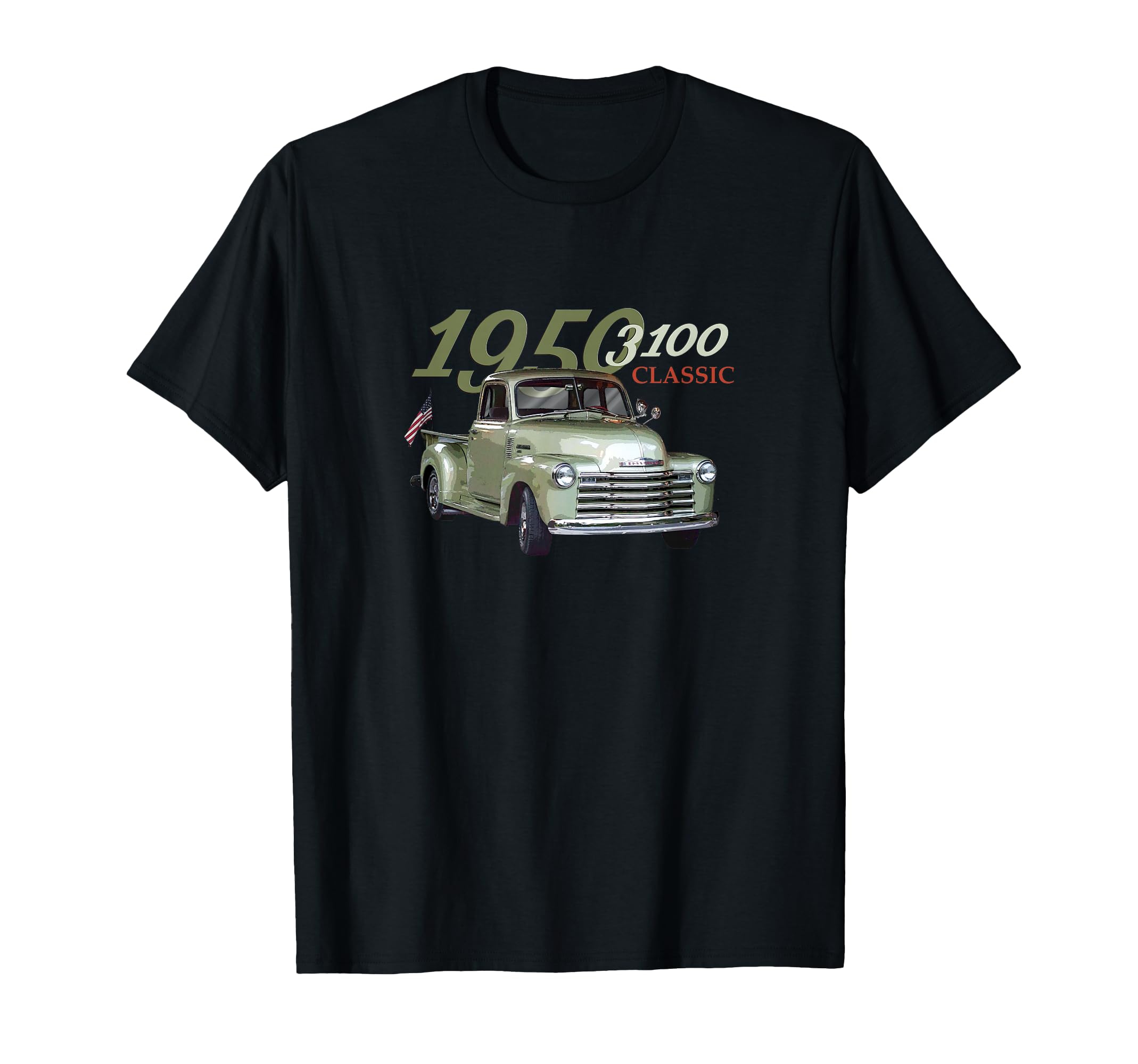 1950 3100 Pickup Truck Car Guys Trucks T-Shirt - Minimalist Print Men Women - T-Shirt, Sweatshirt, Hoodie