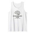 Overthinkers Club Minimalist Brain T-Shirt - Minimalist Print for Adults - T-Shirt, Sweatshirt, Hoodie