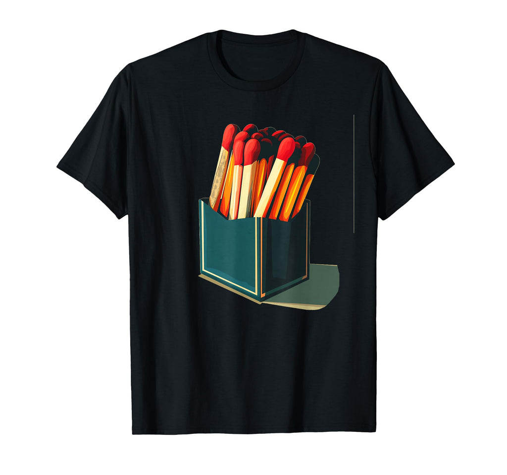 Matches Box Costume Matchbook Lovers T-Shirt - Graphic Print for Adults - T-Shirt, Sweatshirt, Hoodie