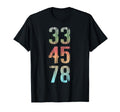 Vinyl Lover Record Collector 33 45 78 Lp T-Shirt - Unique Graphic Unisex - T-Shirt, Sweatshirt, Hoodie