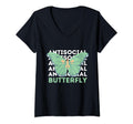 Anti Social Introvert Butterfly V T-Shirt - Streetwear Style for Adults - T-Shirt, Sweatshirt, Hoodie