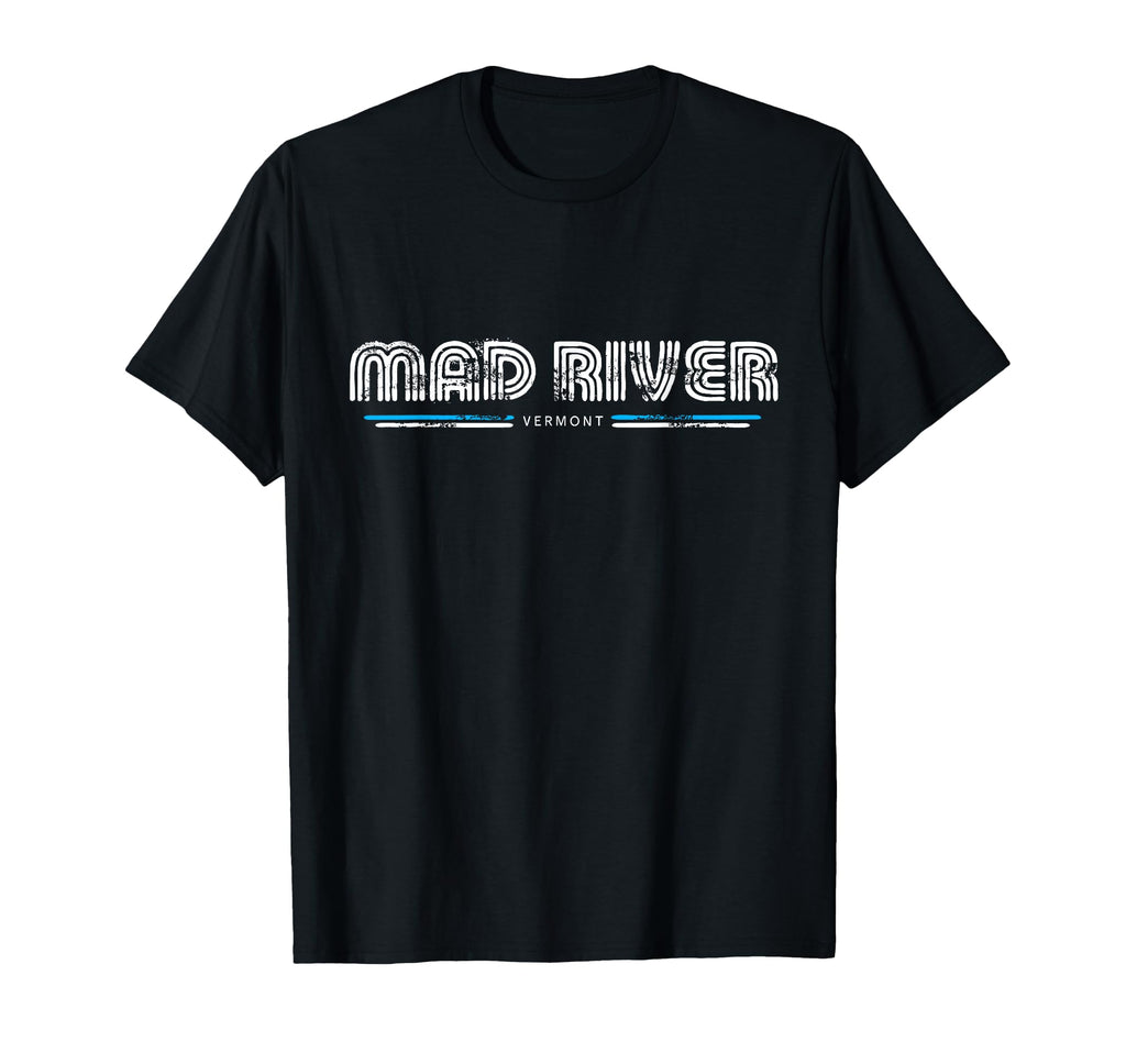 Mad River Vermont Vt 70S 80S Type T-Shirt - Trendy Graphic Unisex - T-Shirt, Sweatshirt, Hoodie