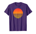 Sunset Summer Beach Surf 80S T-Shirt - Casual Everyday Wear Unisex - T-Shirt, Sweatshirt, Hoodie