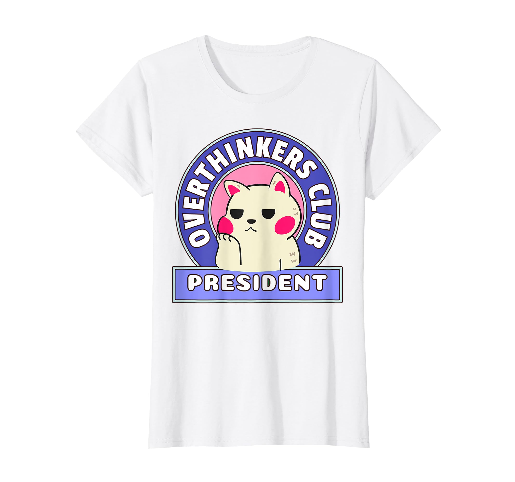 Overthinking Funny Cat Overthinkers T-Shirt - Unique Graphic Unisex - T-Shirt, Sweatshirt, Hoodie